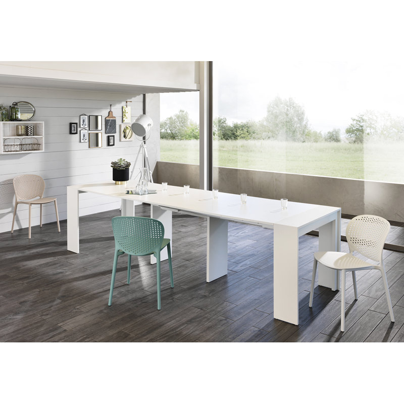 Sodbury Extendable Dining Table, White, White