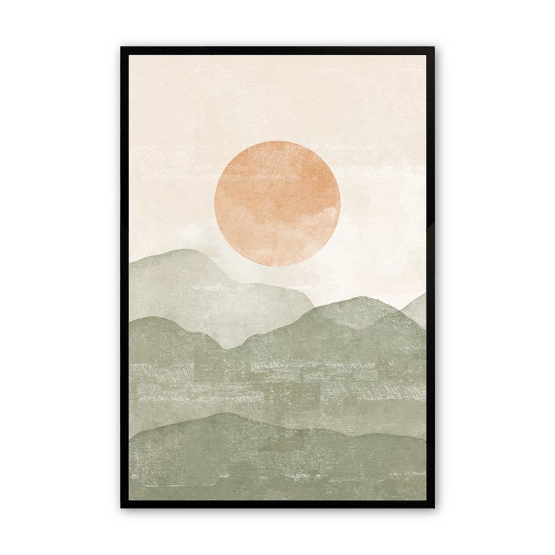 Verdant Verses III, reproduction d'art encadrée, H 21,5 po x l 17,5 po x P 1 po, Noir satiné