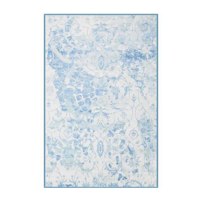 Floral Indoor Rug, Rectangle 2' x 4'