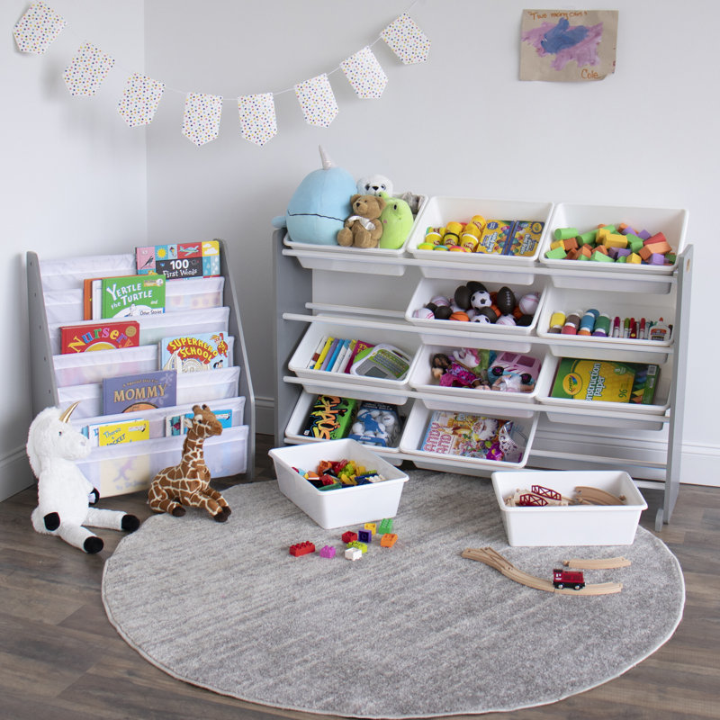 Organisateur de jouets avec bacs Kraft