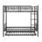 Metal Bunk Bed with Trundle-214622881