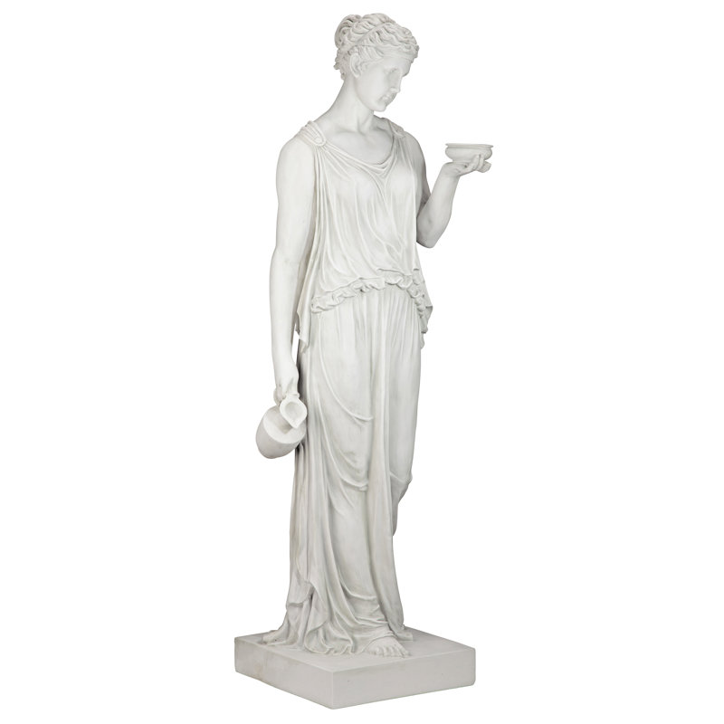 Hebe The Goddess of Youth Statue, 62.5" H X 20" W X 15" D