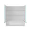 Pharmacie moderne avec miroir - H 24,91 po x l 5,81 po x P 23,91 po-94239274