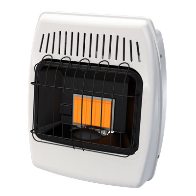 Dyna-Glo 6000 BTU Natural Gas Wall Mounted Space Heater with Adjustable Thermostat