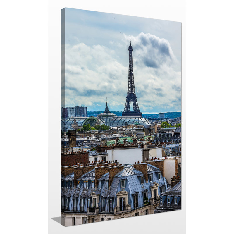 " Paris " Print, 60" H x 36" W x 1.5" D