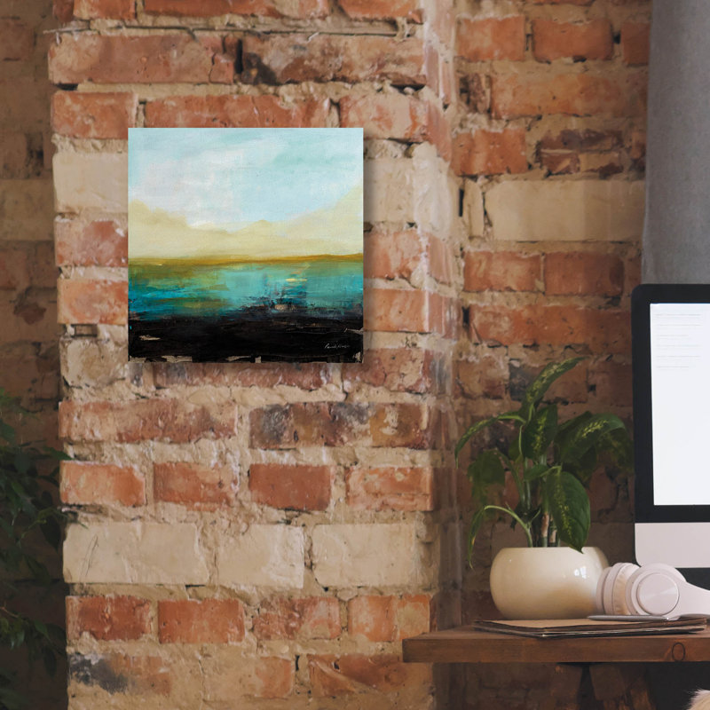 «Iving Bronx» «Landing» par Pamela Munger, art mural sur toile, H 12 po x l 12 po x P 0,75 po