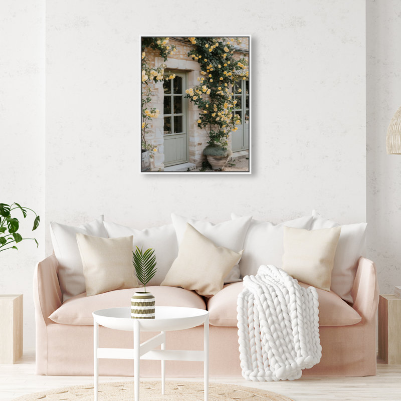 Honeyed Briar Wall Print by Oliver Gal, 21"H x 25"W, White Floater Frame