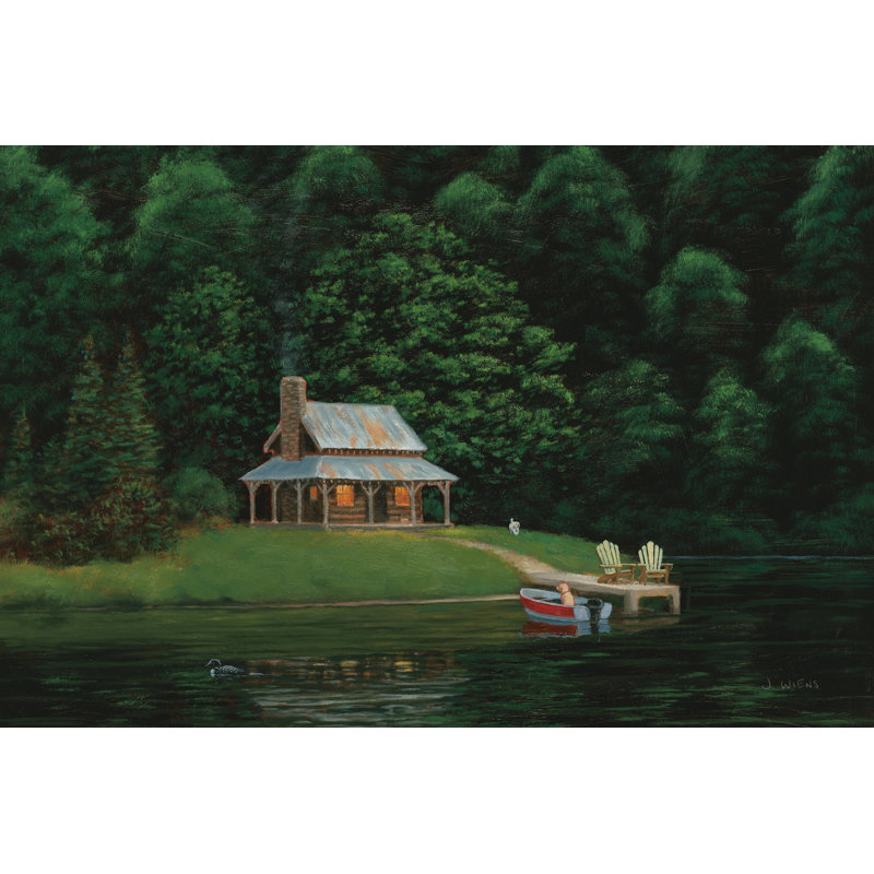 Happy Place I by James Wiens - Wrapped Canvas Print, 30cm H x 30cm W