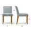Chaise en lin 18,5 po Encline-383609619