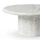 Brennan Marble Coffee Table - Large-White Calacatta Marble