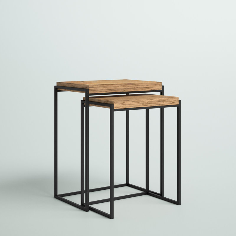 Solid Wood Top Nesting Tables