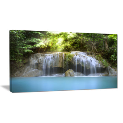 Erawan Waterfall - Reproduction de photo sur toile tendue