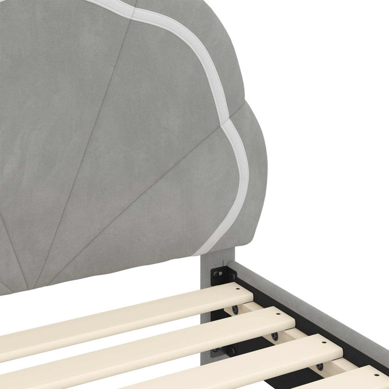 Bed Frame, 100 x 200cm, Light Grey