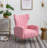 Milana 27" Wide Velvet Wingback Chair-883304316