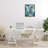Fluid Blue Abstraction  Canvas Wall Art by K. Nari-1509417686-1509417688