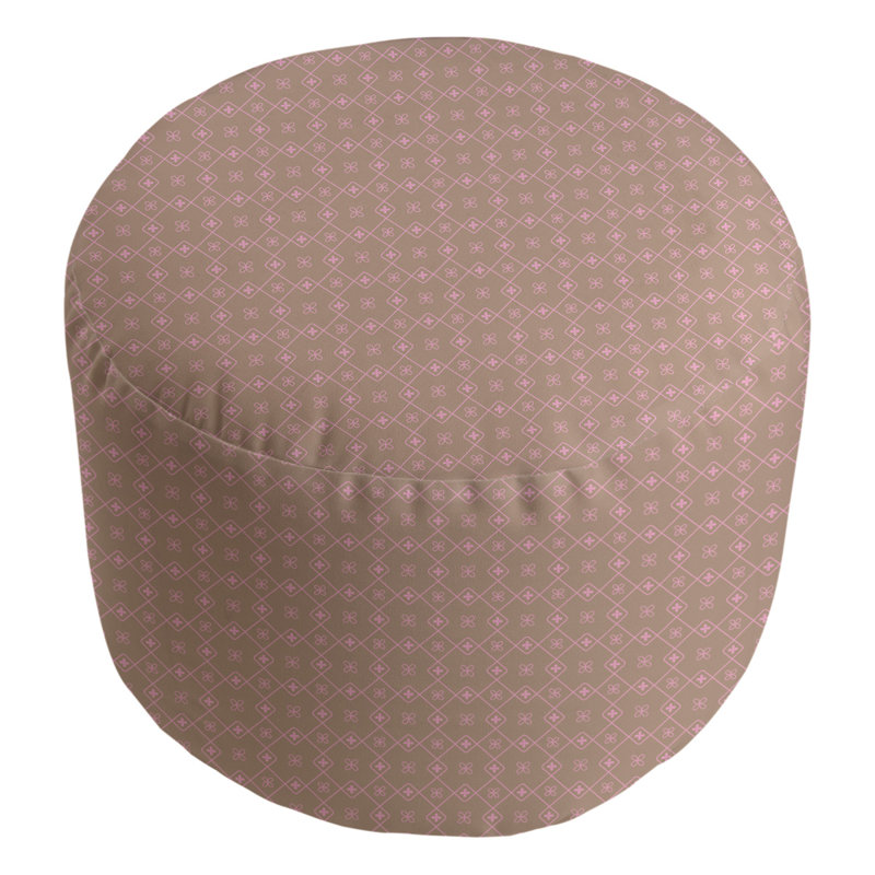 Repose-pieds Avicia, Brun pâle / Rose