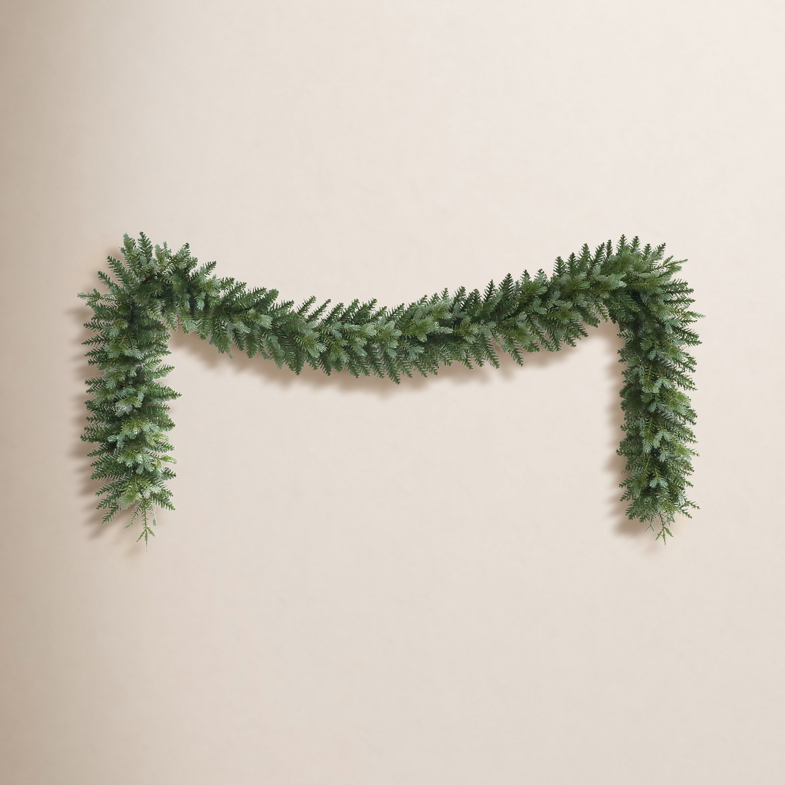 Artificial Linden Fir Christmas Blue/Green Garland