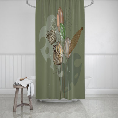 Bradeord Floral Shower Curtain