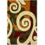 Tupelo Wool Abstract Area Rug in Orange/Beige/Green-244955249