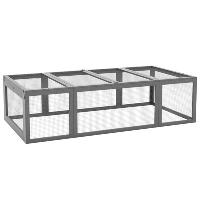 Lynnfield Weather Resistant Rabbit Hutch,wood