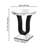 Marieliz Tall Pedestal Mirrored Glass Top End Table 27.7'' H