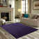 Latitude Run® Solid Color Custom Size Runner Area Rugs Purple