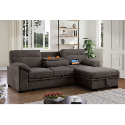 Canapé-lit modulaire en chenille de 94 po Kipling II