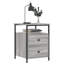 Dura 44cm W Iron Bedside Table-109785347
