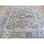 Tapis oriental brun noué à la main 8 x 9 pi 8 po Peshawar 7A1870FA9F354D9DA2C477CFF6D2FC5F