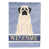 Mastiff blanc assis sélectionné