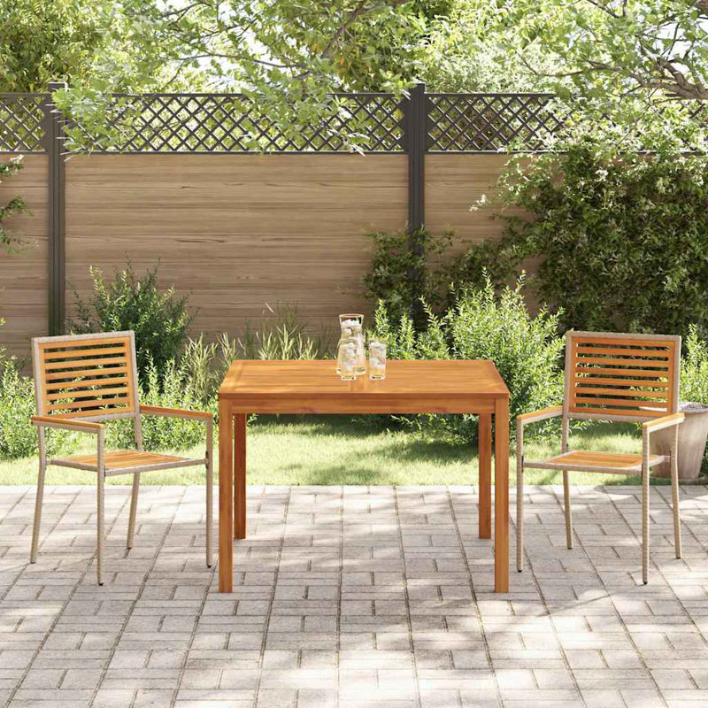 Garden Dining Set, Beige
