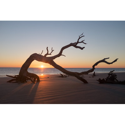 Sunrise On Jekyll Island by Sestevens - Wrapped Canvas Print