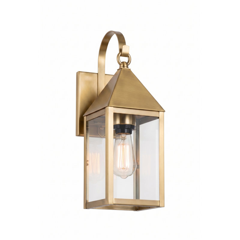 Brass Traditions - Ashford - 1 lumière - 17 pouces - Laiton antique - Laiton massif - Applique murale, Clair, Laiton antique