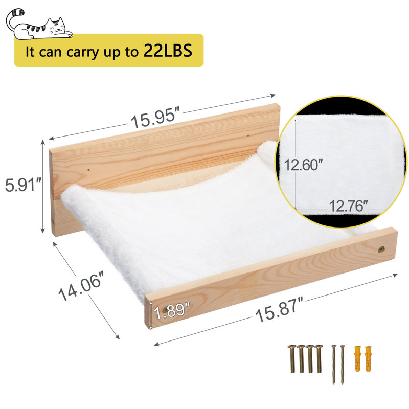 Elgin Flannel Hammock Pet Bed