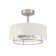 20'' Raia - Drum Shade Ceiling Fan with Remote Control and Light Kit Included