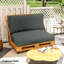 Outsunny 2 Seater Pallet Furniture Cushions UPF20+ 20 cm-16050172