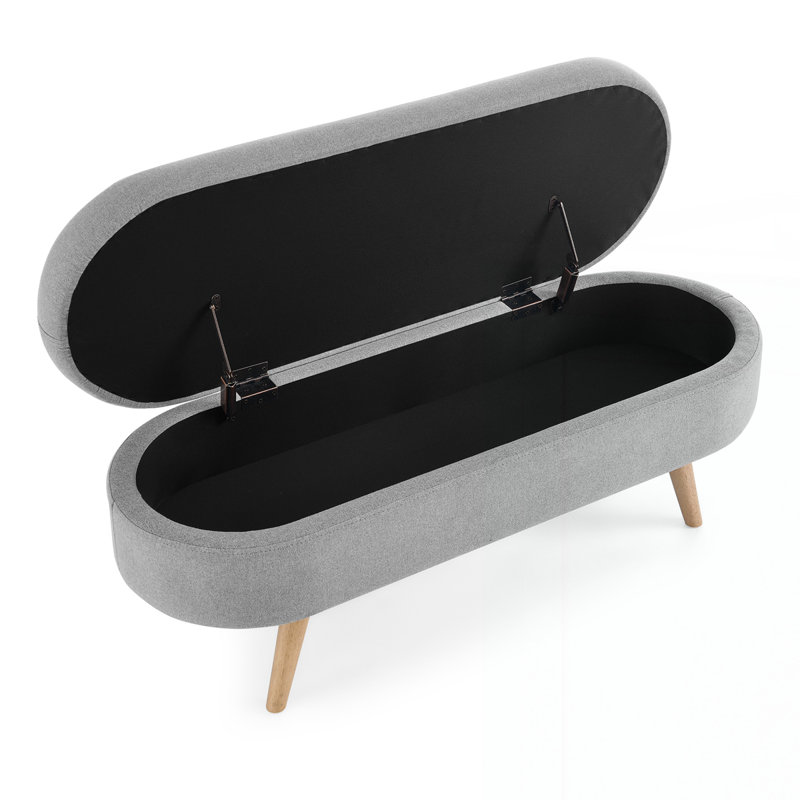 Ottoman Oval Storage Bench