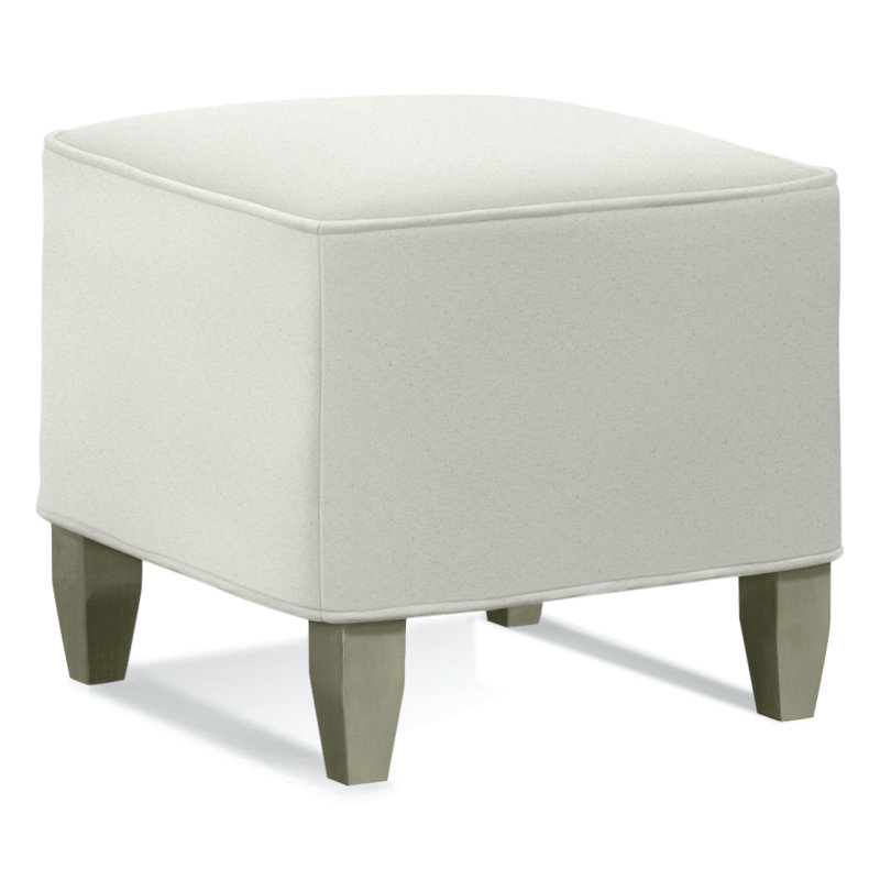 Brooklyn Square Ottoman, Beige Performance Fabric Polypropylene/Olefin, Graystone