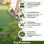 Brioney 40mm Premium Artificial Grass For Lawn, Non-Slip Fake Grass-3m(9'9") X 4m(13'1")-12m²-592367053