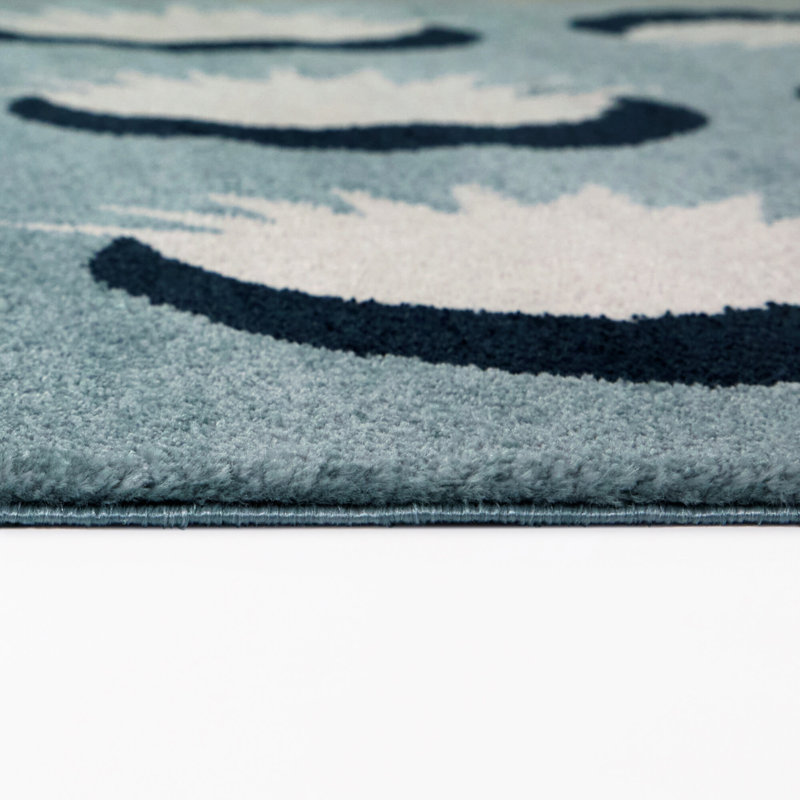 Tapis bleu Astra, 5'3" x 7'