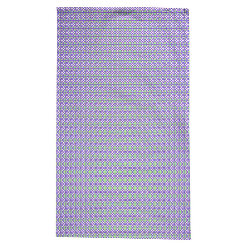 Nappe diamants Leffel, Mauve / Vert