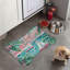 Trendy Sea Town Art - 1 Piece Bone Shape Feeding Mat
