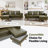 Inayat 84''Wide Reversible Sectional Sofa with Chaise-361666947