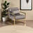 Kynzley Velvet Armchair-1805167735