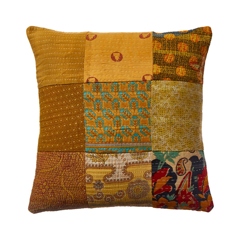 Oreiller One Of A Kind Overdye Kantha Dec