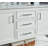 Tona 48'' Single Bathroom Vanity with Marble Top, Dove White-796177503