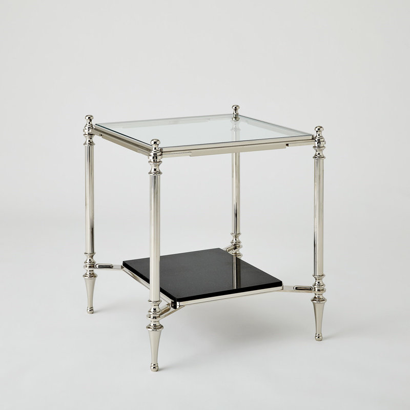 Medford Glass End Table