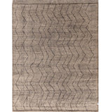 Wool Chevron Area Rug