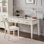 Bureau blanc rectangulaire en bois massif avec 3 tiroirs-1478859275-1478859317
