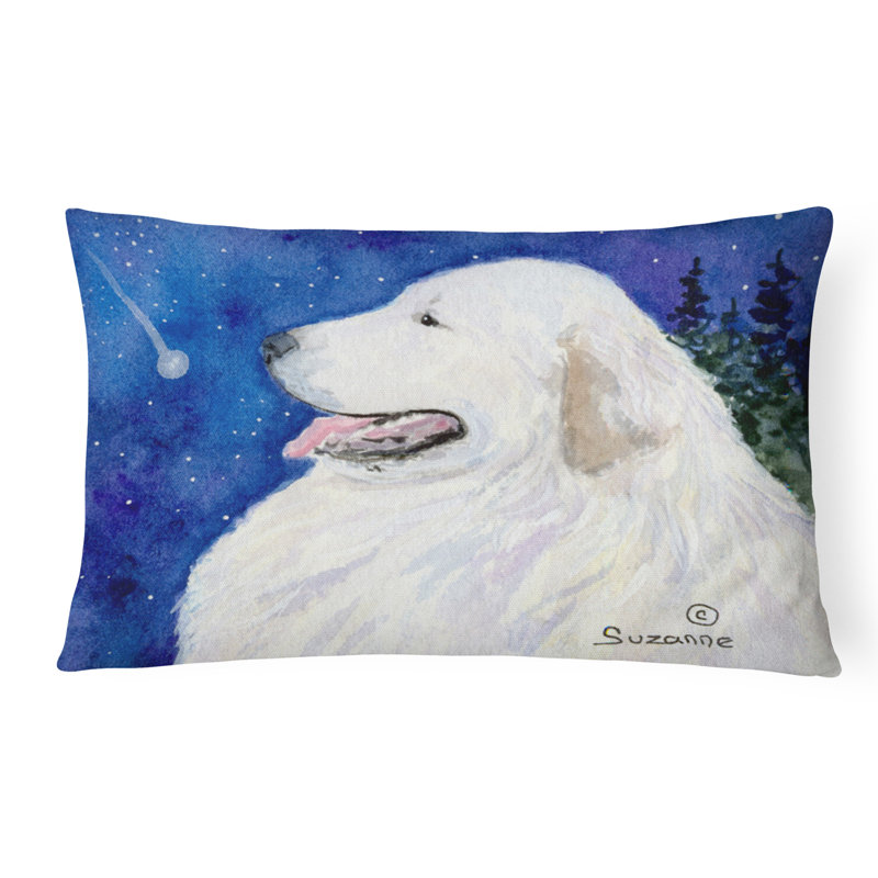 Coussin décoratif intérieur/extérieur great pyrenees